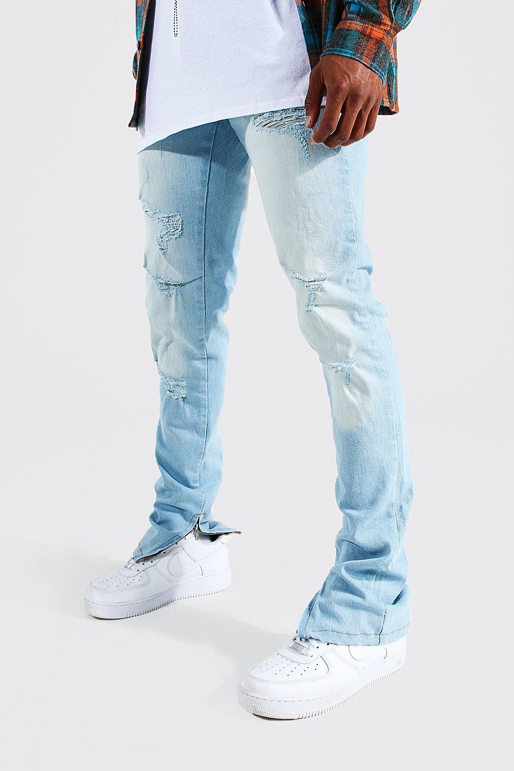 Stacked skinny sale jeans meaning